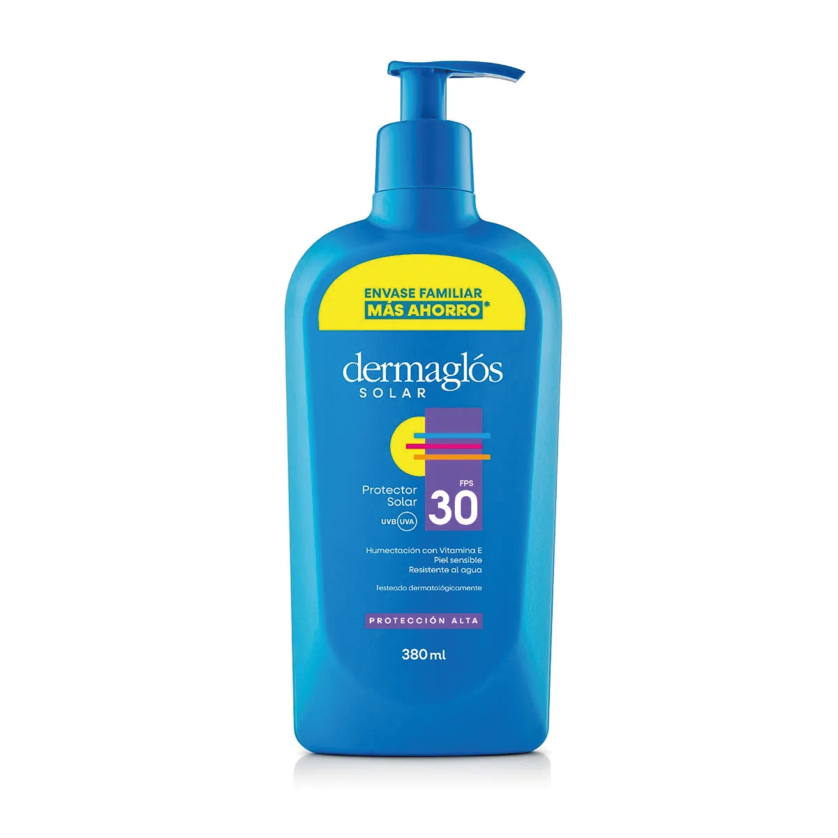 DERMAGLOS PROTECTOR SOLAR FAMILIAR FPS 30 X 380 ML.